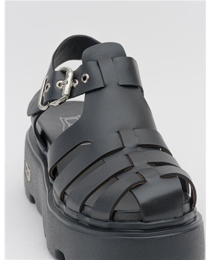 CULT     NEW ROCK 3657 SANDAL W LEATHER BLACK CLW365700