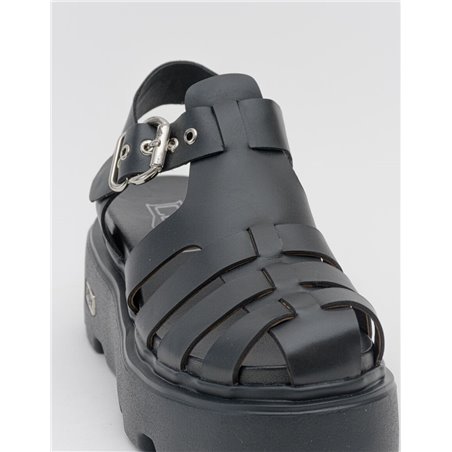 CULT     NEW ROCK 3657 SANDAL W LEATHER BLACK CLW365700