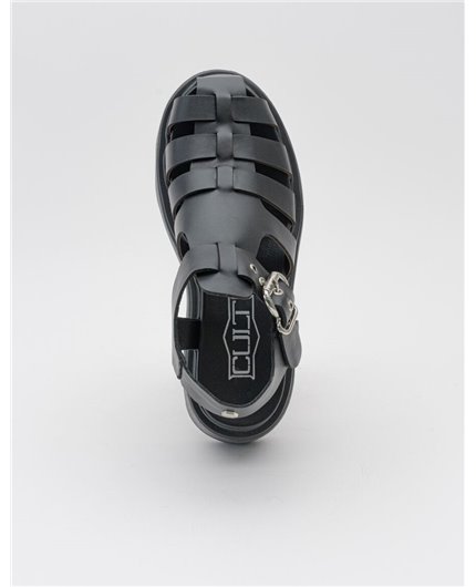 CULT     NEW ROCK 3657 SANDAL W LEATHER BLACK CLW365700