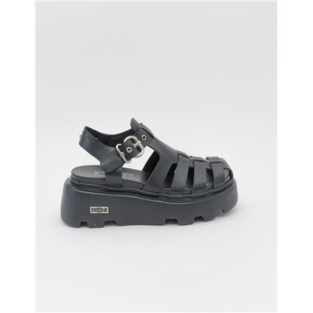 CULT     NEW ROCK 3657 SANDAL W LEATHER BLACK CLW365700