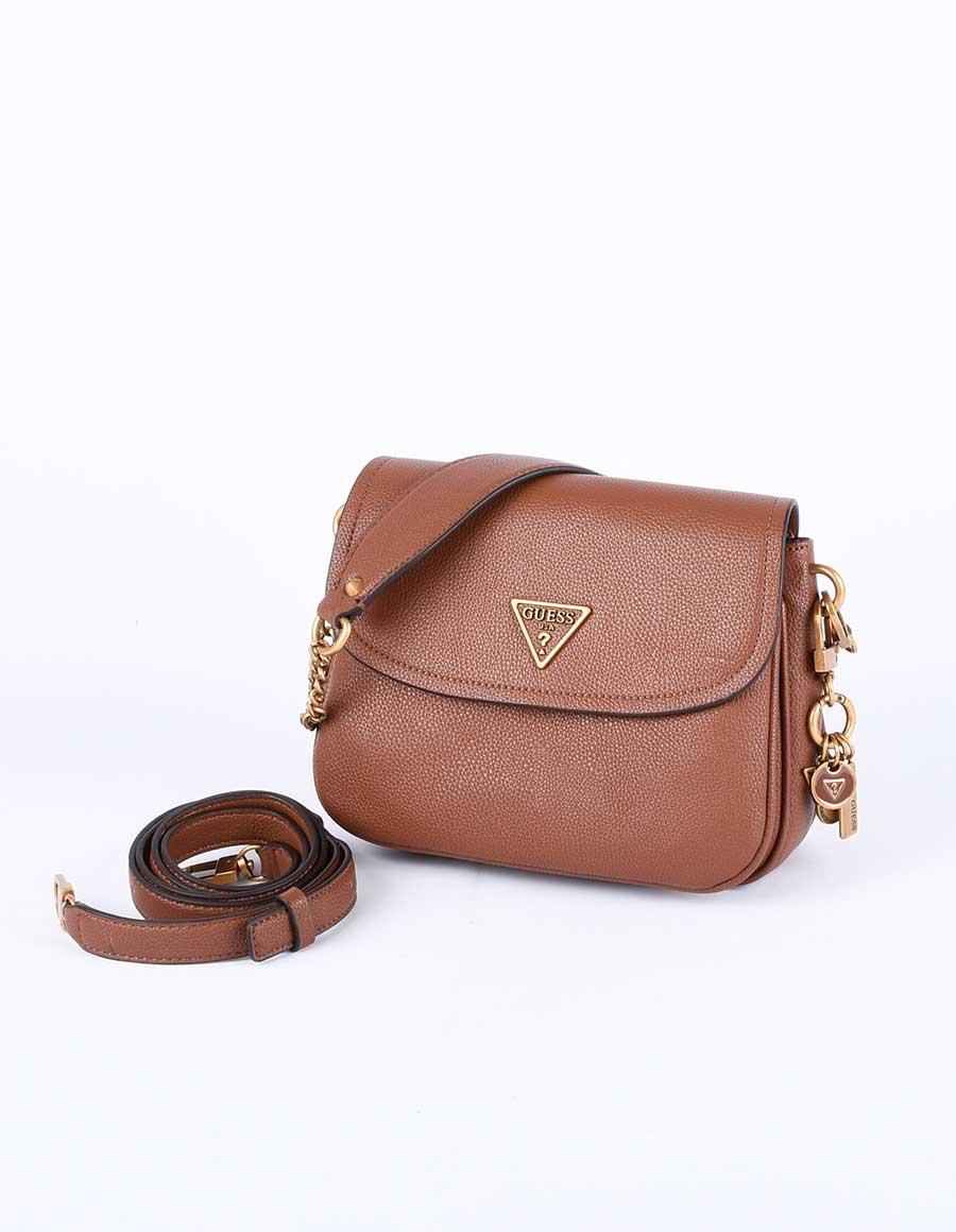 Guess Shoulder Bag Destiny, cognac -  webstore