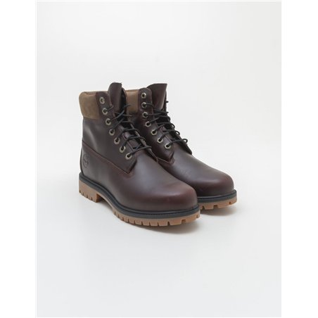 TIMBERLAND HERITAGE 6 IN LACE WATERPROOF BURGUNDY FULL GRAIN