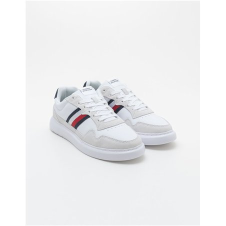 TOMMY HILFIGER  LIGHT CUPSOLE LTH MIX STRIPES  FM 0FM04889