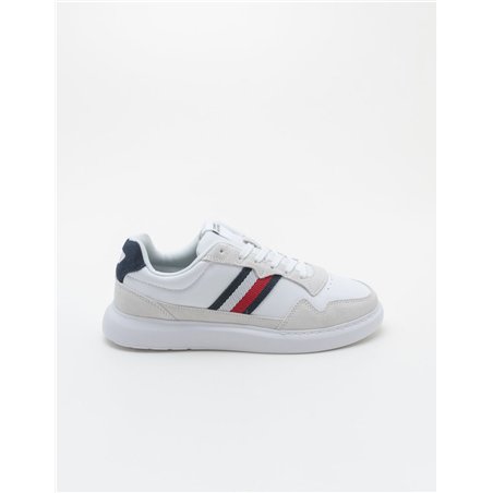 TOMMY HILFIGER  LIGHT CUPSOLE LTH MIX STRIPES  FM 0FM04889