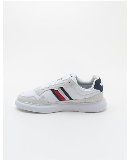 TOMMY HILFIGER  LIGHT CUPSOLE LTH MIX STRIPES  FM 0FM04889