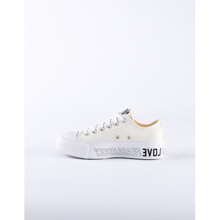 CONVERSE LOVE FEARLESSLY PLATFORM CHUCK TAYLOR ALL STAR LOW TOP 567312C