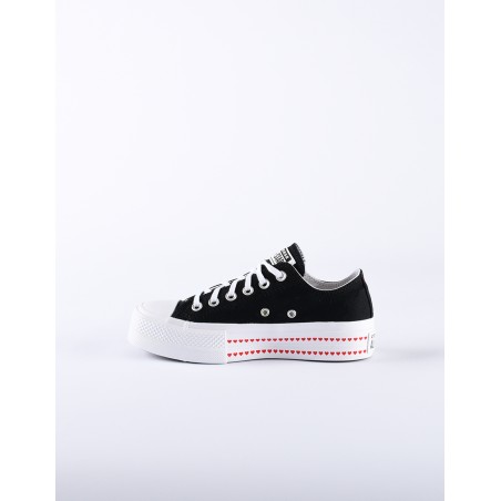 CONVERSE LOVE FEARLESSLY PLATFORM CHUCK TAYLOR ALL STAR LOW TOP 567158C